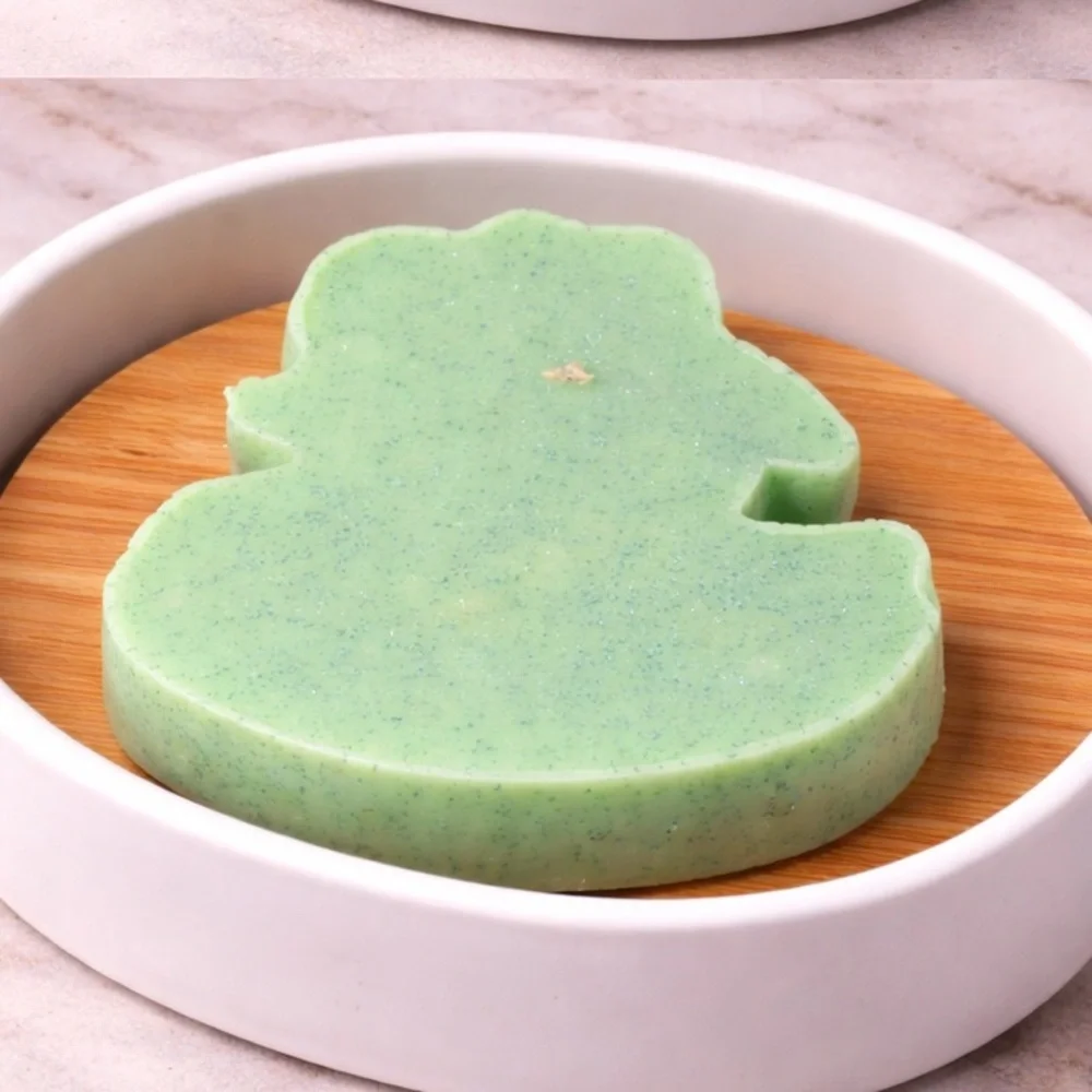 Watermelon soap duck 3x3in 8oz handmade shea butter based